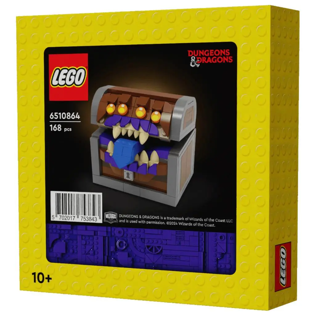 Lego Dungeons Dragons Mimic Dice Box 6510865 d d Gwp Worn Box