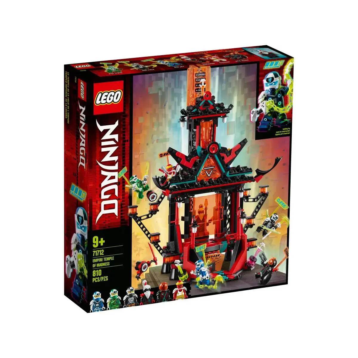 Lego Empire Temple of Madness 71712 Ninjago Minifigure Building Set