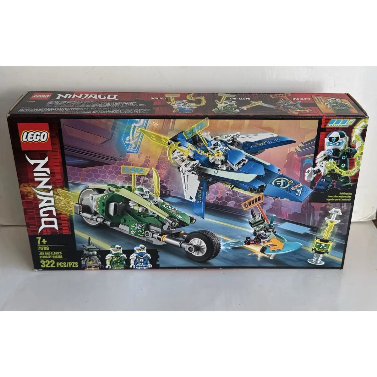 Lego Ninjago Jay Snd Lloyd’s Velocity Racers 71709 Retired