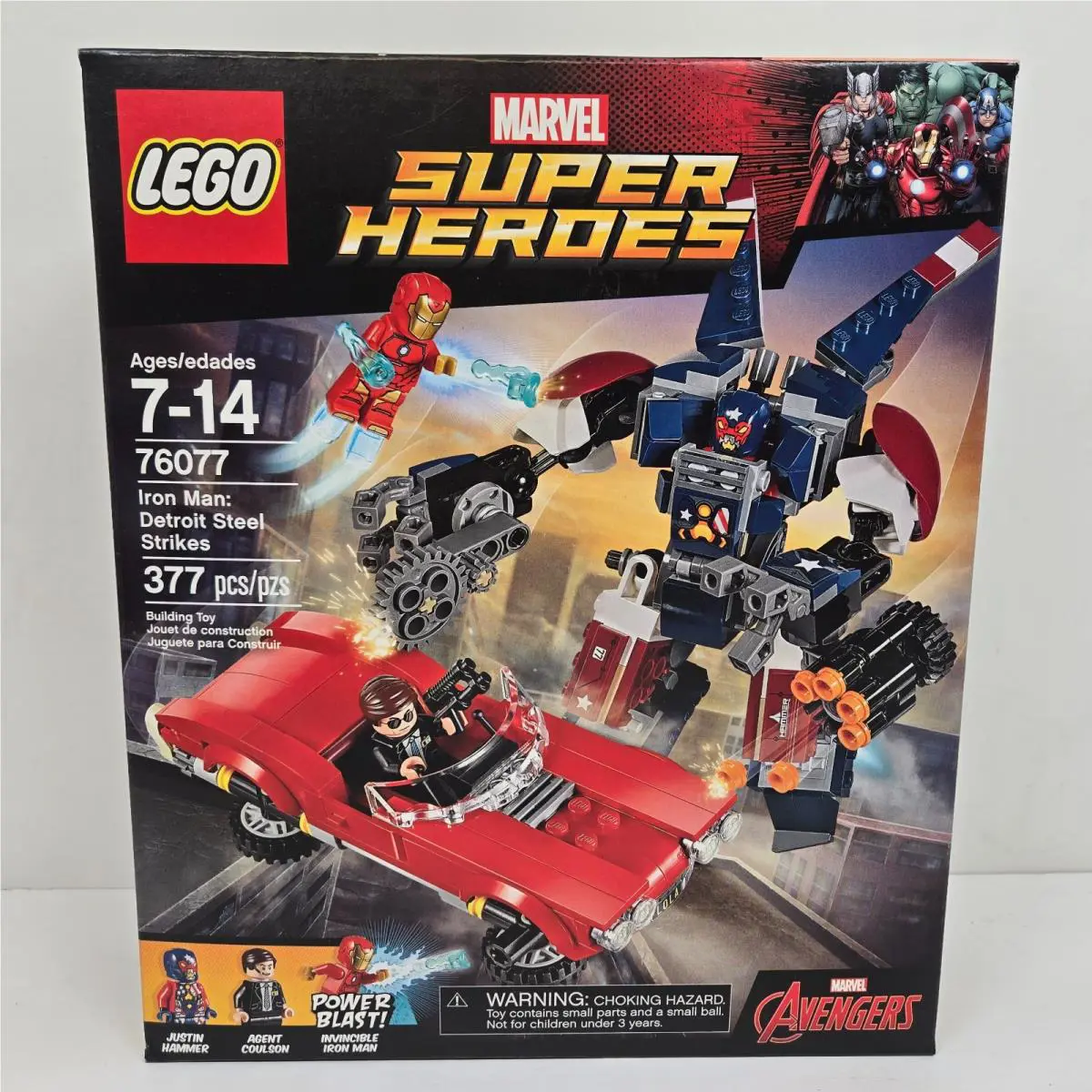 Lego 76077 Iron Man Detroit Steel Strikes Avengers 2017 Hammer Coulson