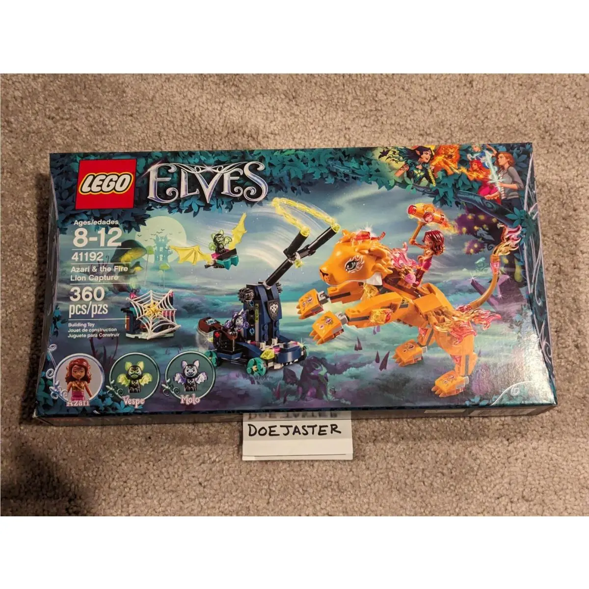 Lego Azari The Fire Lion Capture - 41192 - Elves - 2018