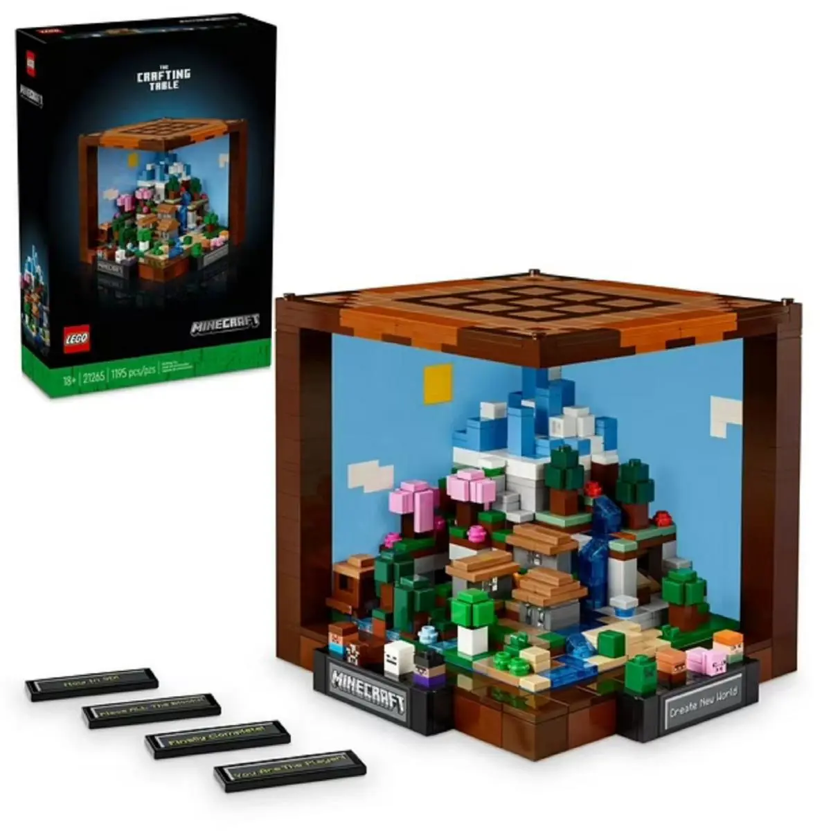 Lego Minecraft The Crafting Table Building Set For Adults - Gift For Christmas