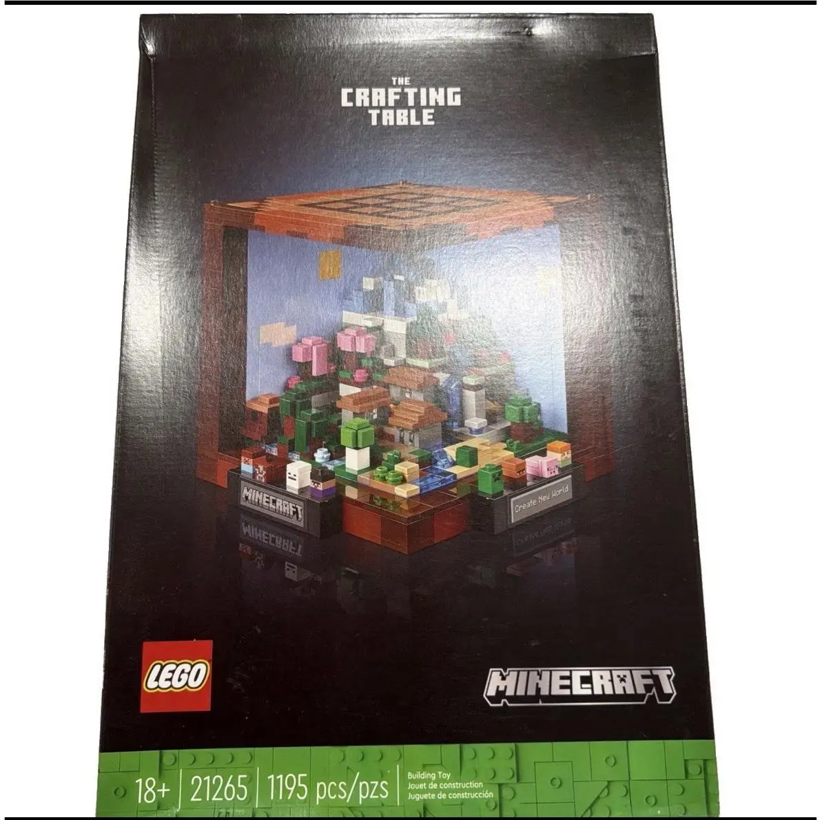 Lego 21265 Minecraft The Crafting Table Collectible Building Set 1195 Pcs