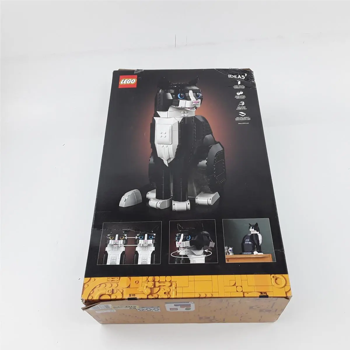 Lego Ideas Tuxedo Cat Crafts Kit For Home Decor Building Set For Kids Age 18+