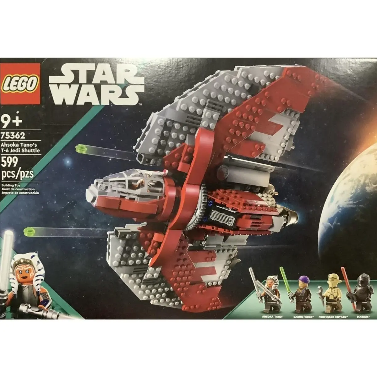 Lego 75362 Star Wars: Ahsoka Tano`s T-6 Jedi Shuttle - Sabine Wren / Prof Huyang
