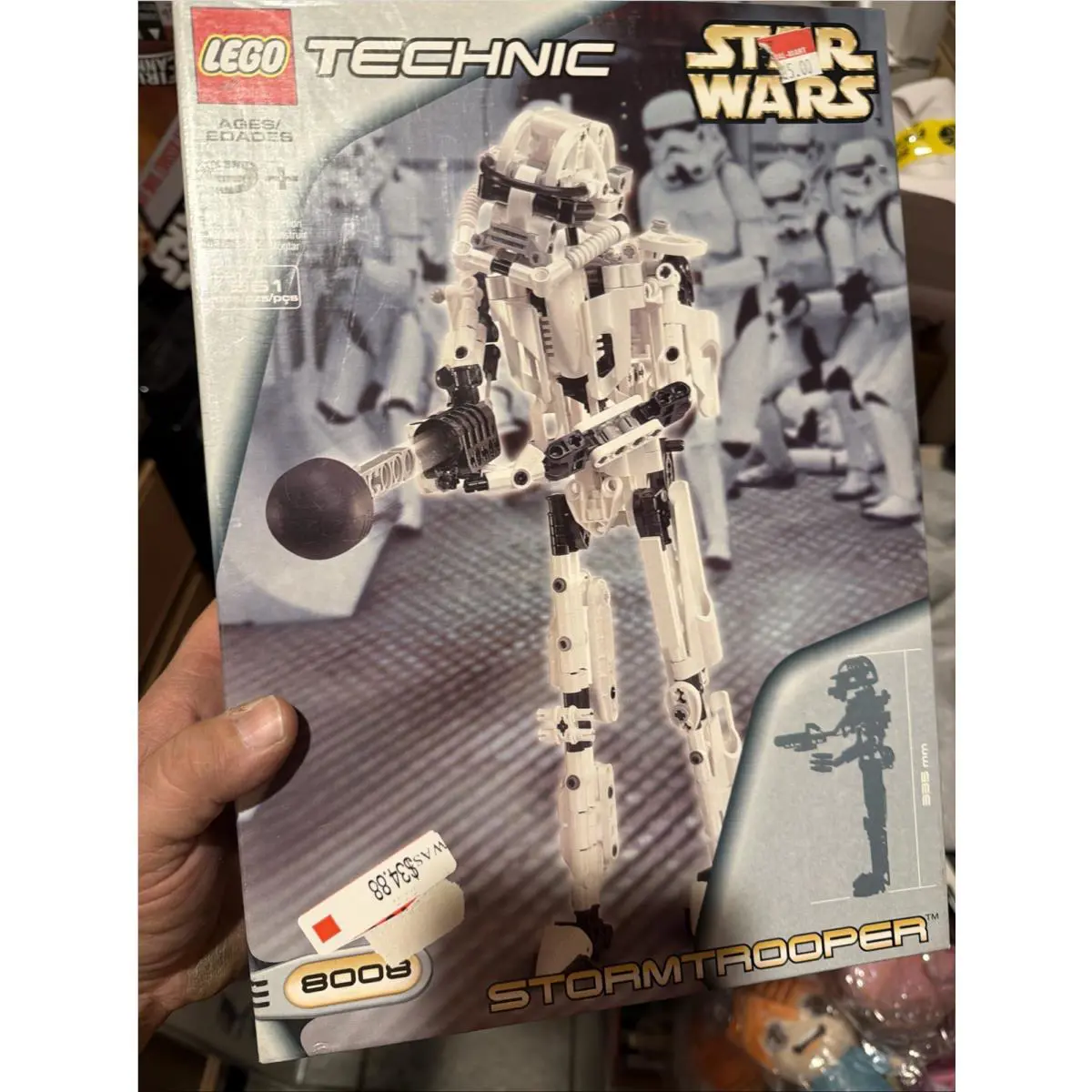 2001 Lego 8008 Star Wars Technic Stormtrooper Vintage Retired
