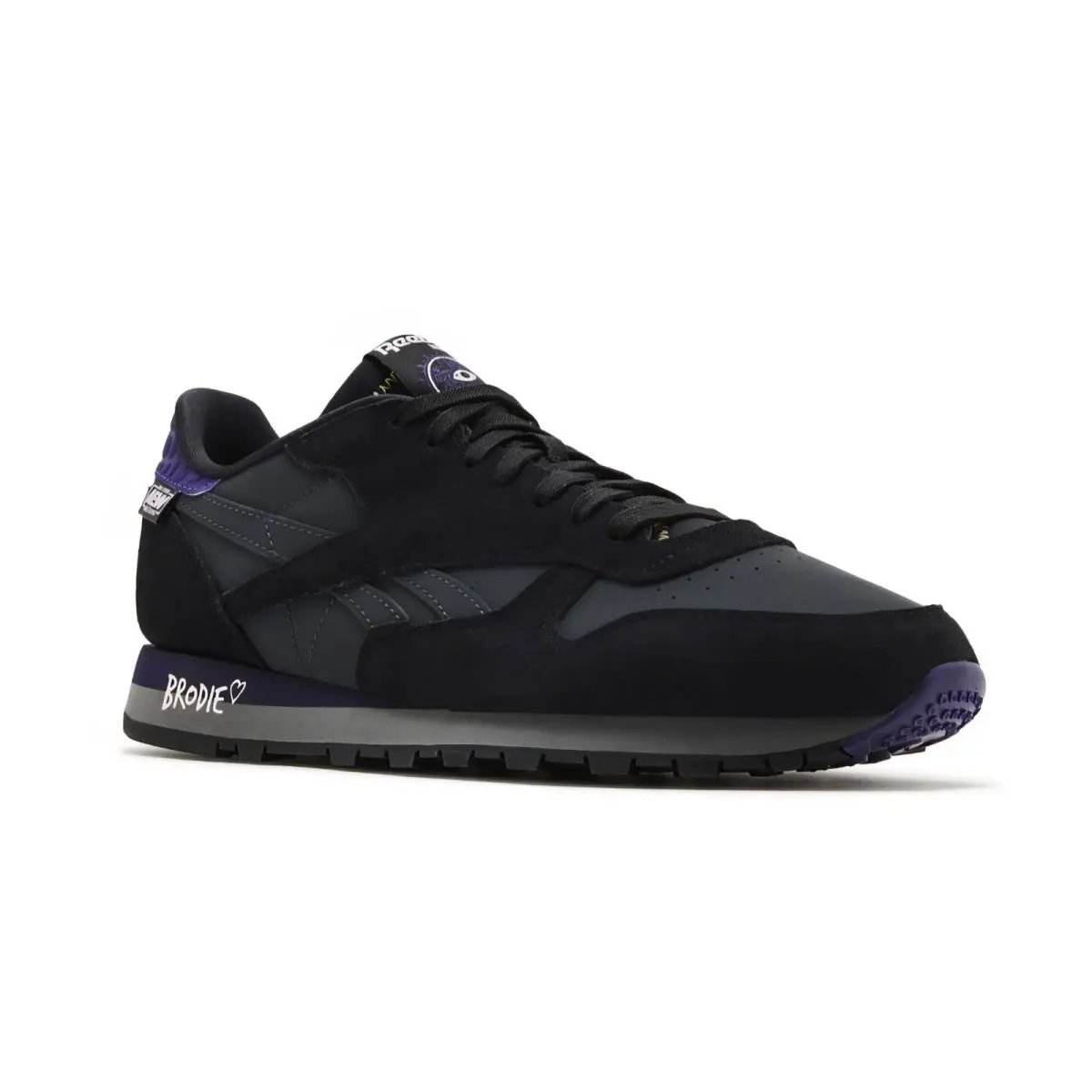 Reebok shoes - Reebok AEW x Classic Leather - 10206650 - Black, Manufacturer: Black/Purple 8