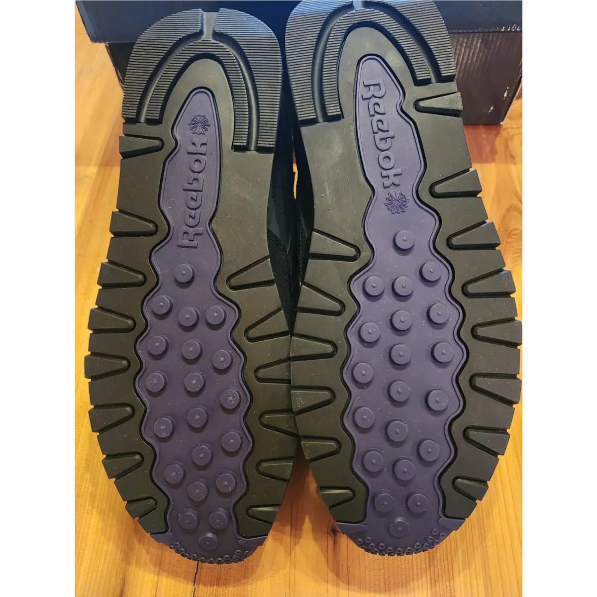 Reebok shoes - Reebok AEW x Classic Leather - 10206650 - Black, Manufacturer: Black/Purple 6