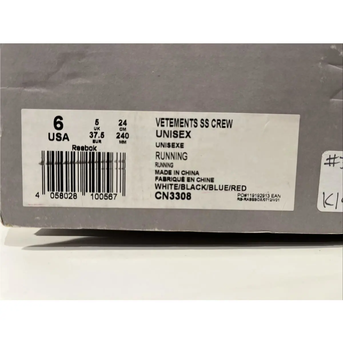 Reebok shoes - Reebok Sock - Sock - White 4