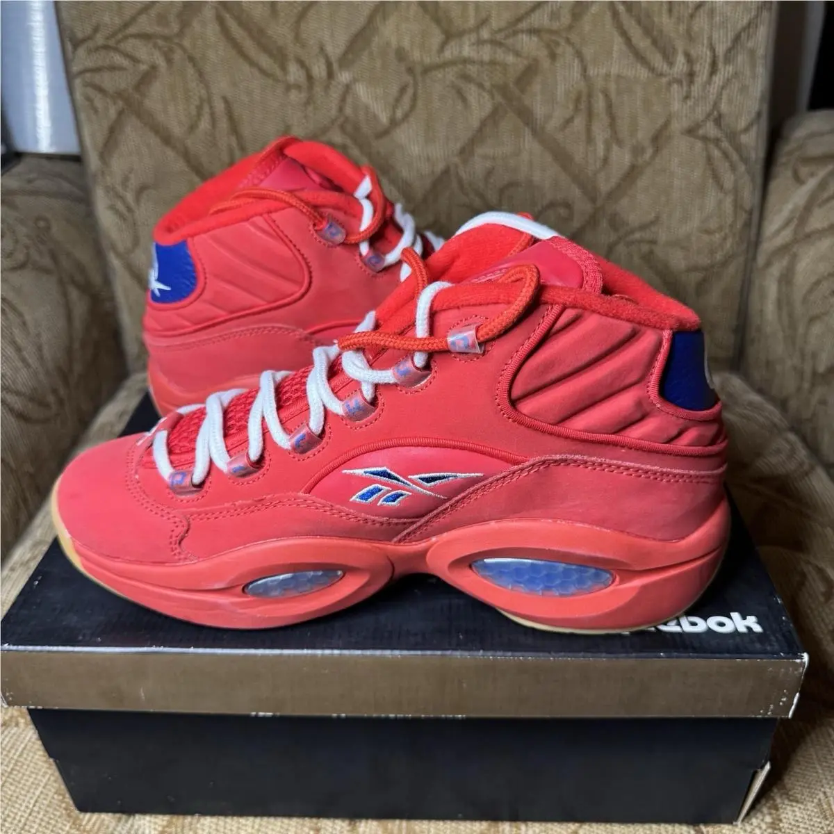 Reebok shoes - Reebok The Question - The Question - J99078 - Red, _manufacturer_s: Red Attck/Ultramarine/Gum, _normalized_manufacturer_s: Red 1