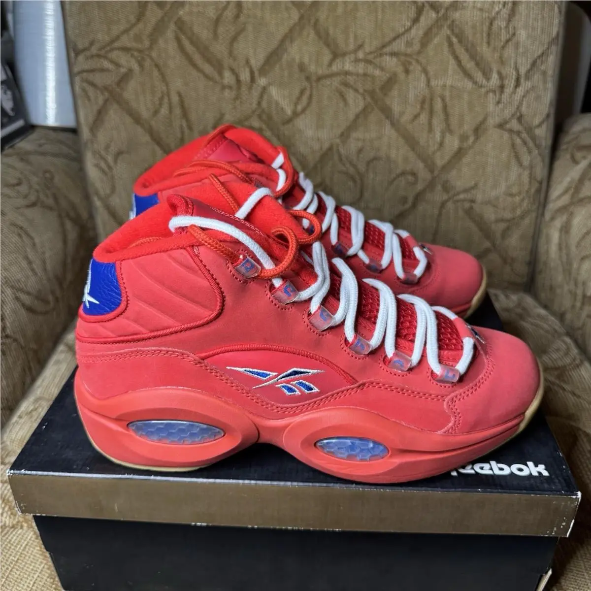 Reebok shoes - Reebok The Question - The Question - J99078 - Red, _manufacturer_s: Red Attck/Ultramarine/Gum, _normalized_manufacturer_s: Red 2