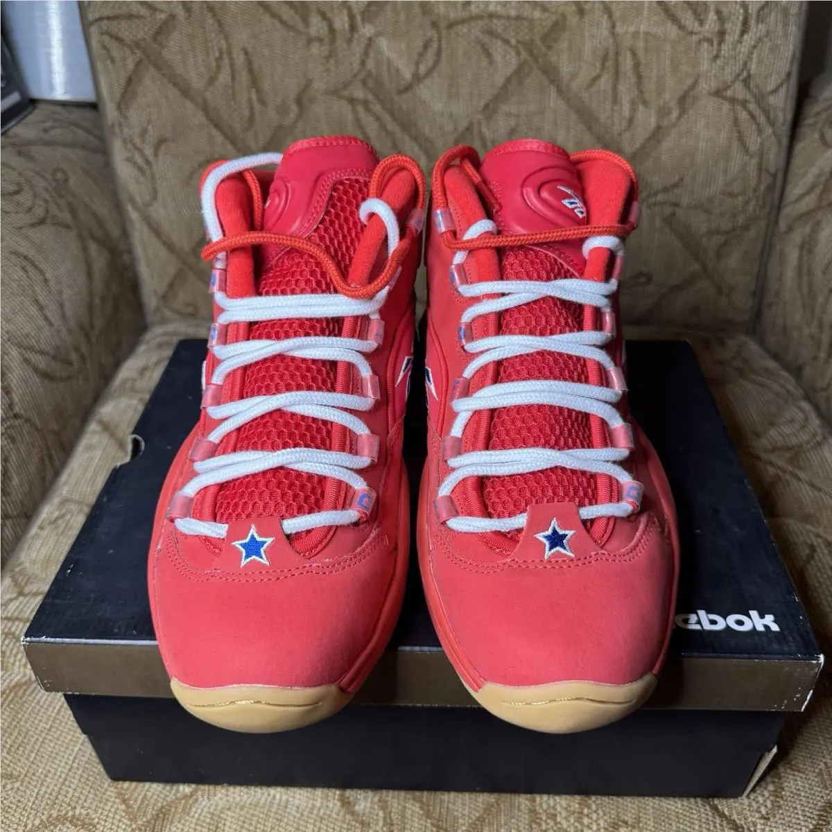 Reebok shoes - Reebok The Question - The Question - J99078 - Red, _manufacturer_s: Red Attck/Ultramarine/Gum, _normalized_manufacturer_s: Red 3