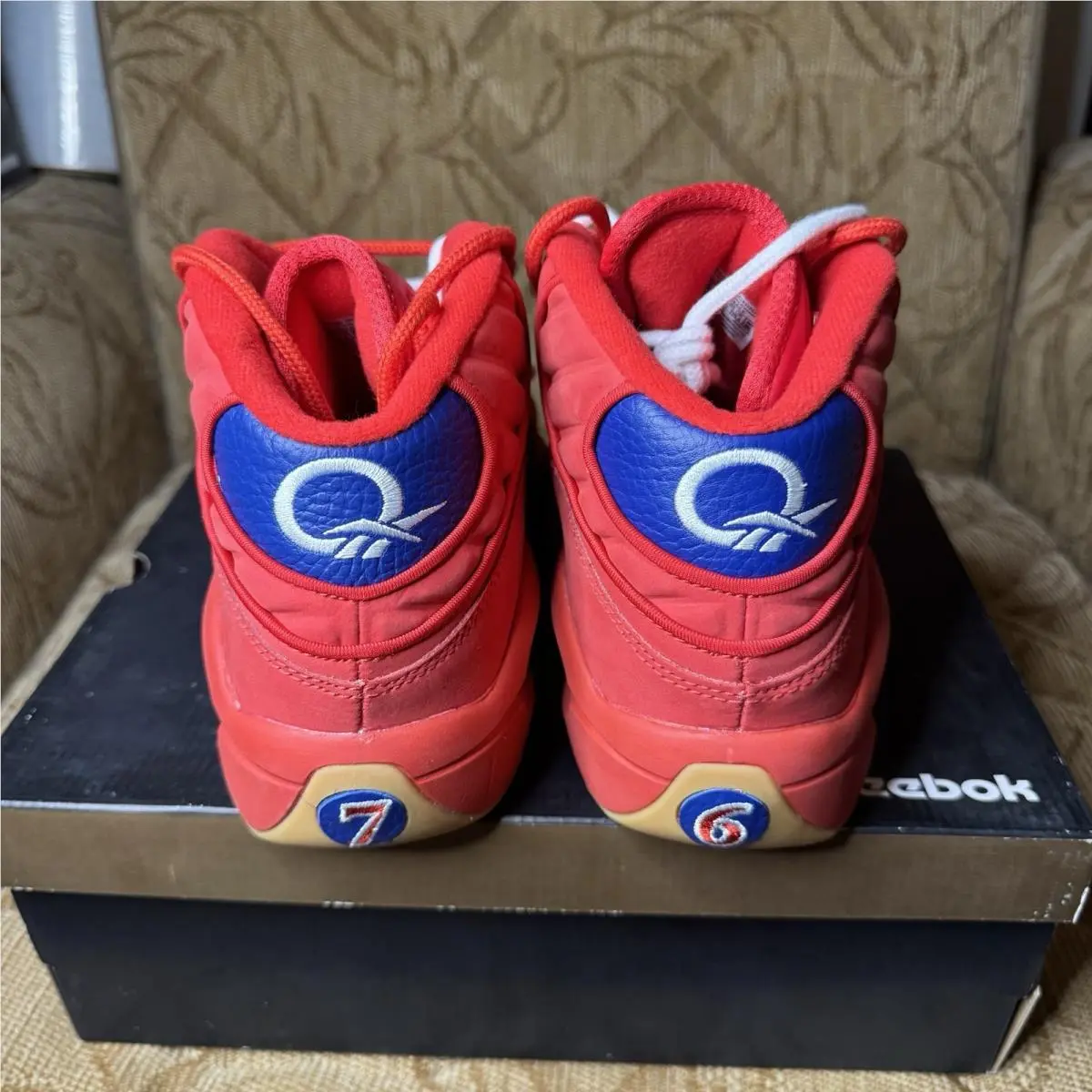 Reebok shoes - Reebok The Question - The Question - J99078 - Red, _manufacturer_s: Red Attck/Ultramarine/Gum, _normalized_manufacturer_s: Red 4