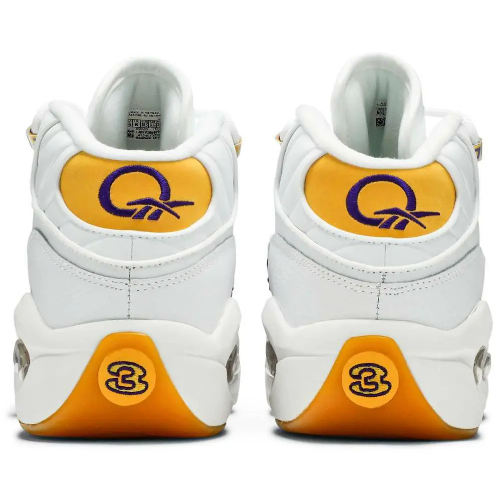 Reebok shoes - Reebok Question Mid Yellow Toe - FX4286 - Yellow (UPC: 191982014304) 1