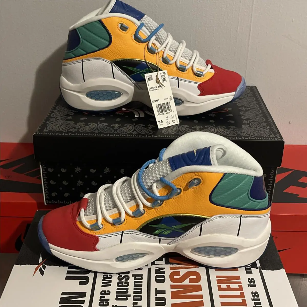 Reebok shoes - Reebok Question Mid - Question Mid - GZ6151 - Multi 1