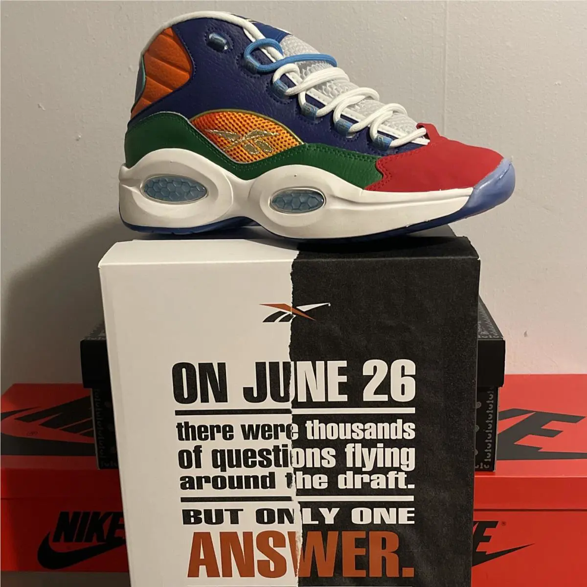 Reebok shoes - Reebok Question Mid - Question Mid - GZ6151 - Multi 3