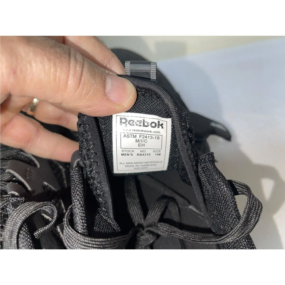 Reebok shoes - Reebok Work - Work - Black/Grey 5