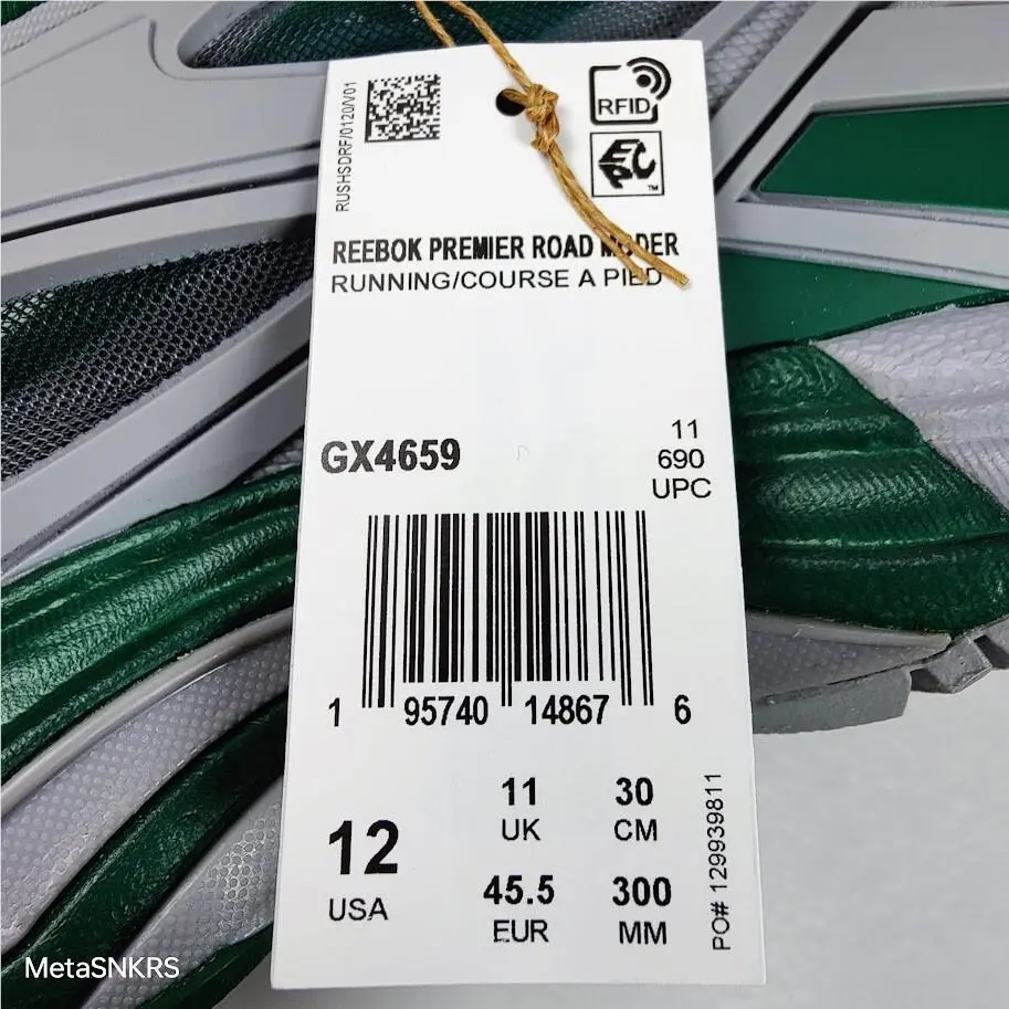 Reebok shoes - Reebok Premier - Premier - GX4659 - Pure Grey/Dark Green/Ftwr Wht 1