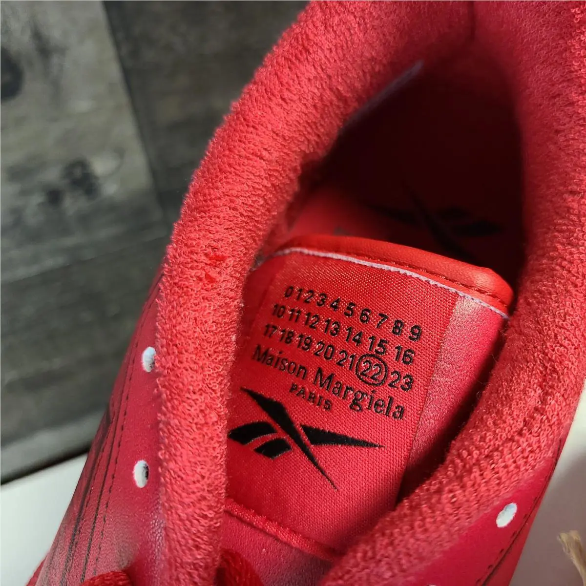 Reebok shoes - Club C - Club - H02408 - Red (UPC: 194819018223) 5