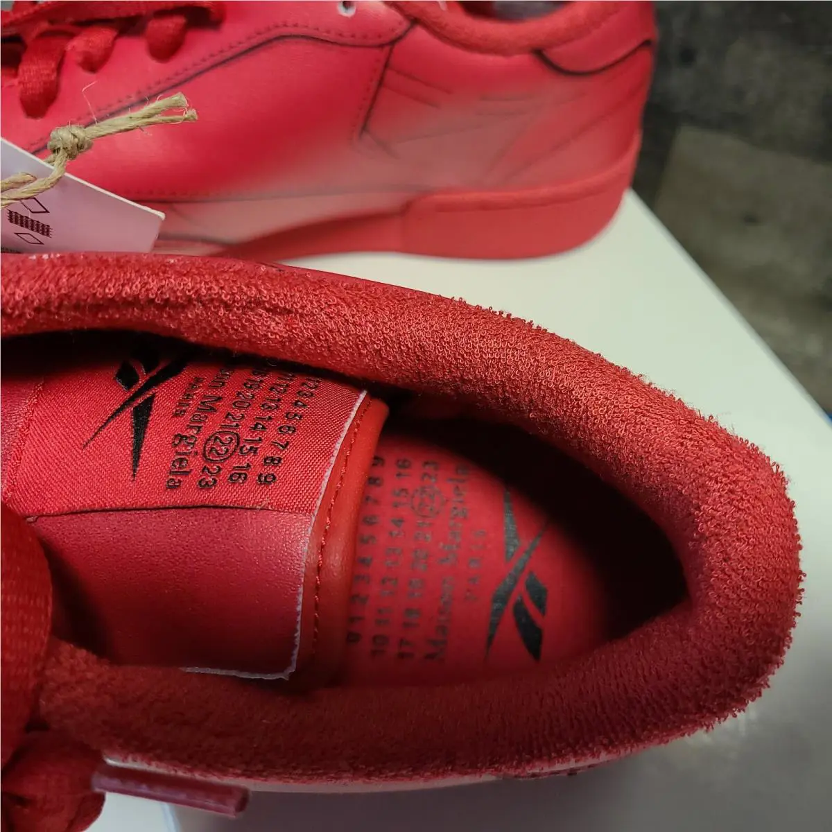 Reebok shoes - Club C - Club - H02408 - Red (UPC: 194819018223) 6