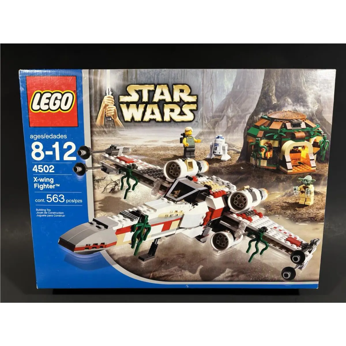 2004 Lego Star Wars X-wing Fighter Dagobah Set 4502 Retired