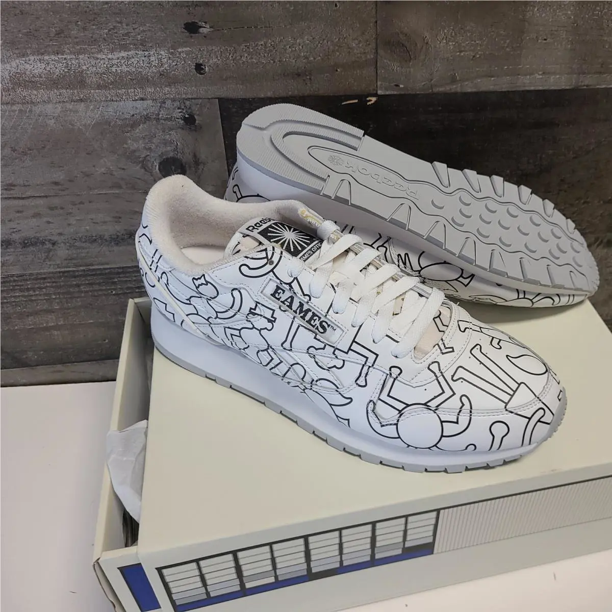 Reebok shoes - Eames Classic Leather - Eames Classic Leather - GY6393 - Cloud White / Cloud White / Core Black 0