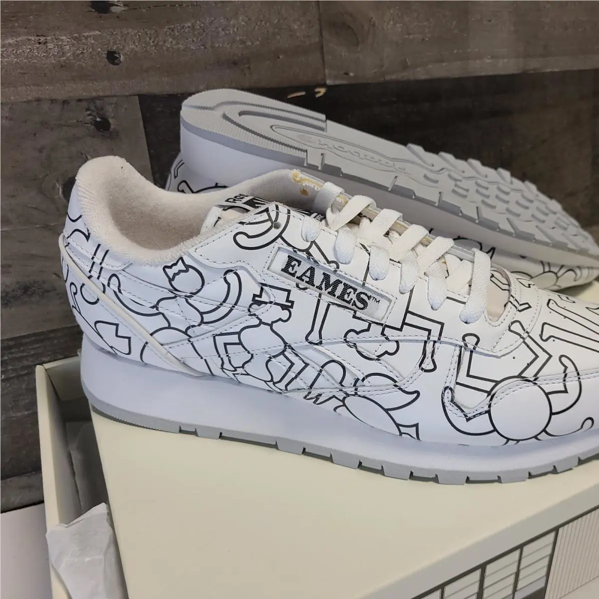 Reebok shoes - Eames Classic Leather - Eames Classic Leather - GY6393 - Cloud White / Cloud White / Core Black 1