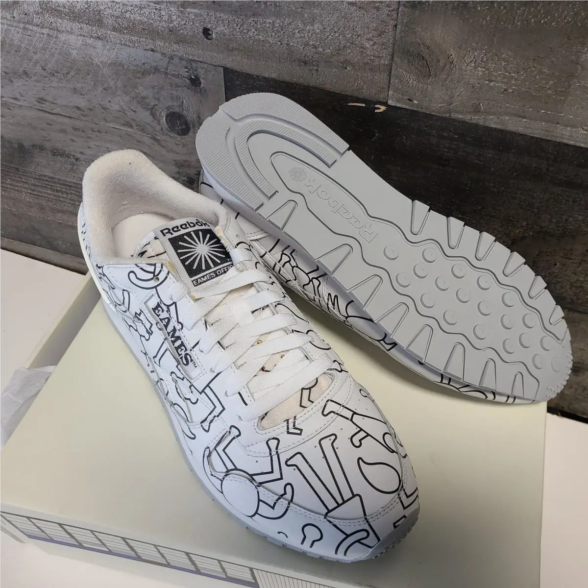 Reebok shoes - Eames Classic Leather - Eames Classic Leather - GY6393 - Cloud White / Cloud White / Core Black 3