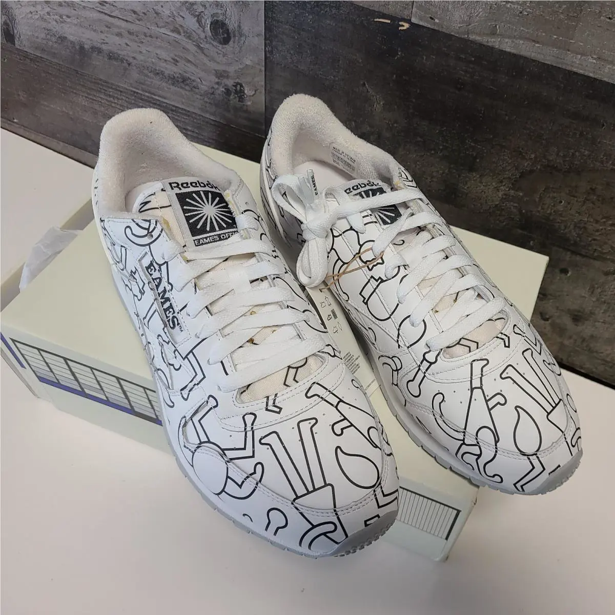 Reebok shoes - Eames Classic Leather - Eames Classic Leather - GY6393 - Cloud White / Cloud White / Core Black 4