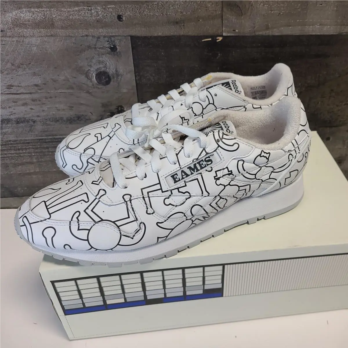 Reebok shoes - Eames Classic Leather - Eames Classic Leather - GY6393 - Cloud White / Cloud White / Core Black 6