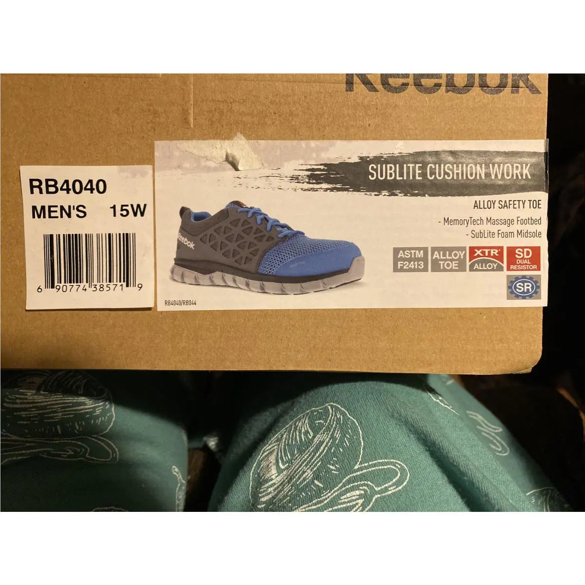 Reebok shoes - SD XTR AlloyToe - XTR AlloyToe - Blue/Gray (UPC: 0690774385719) 10