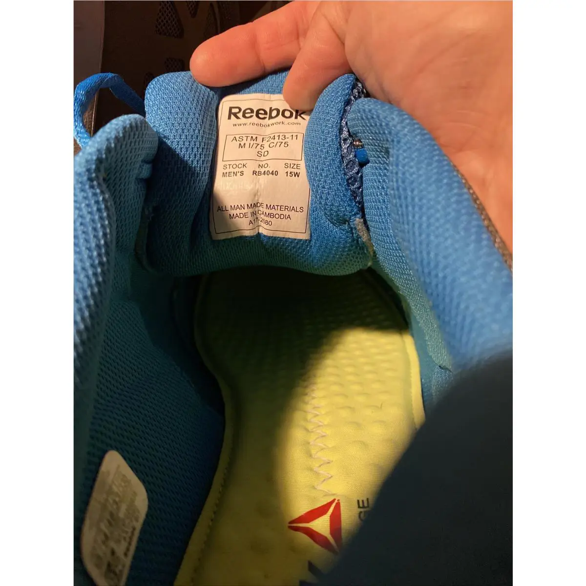 Reebok shoes - SD XTR AlloyToe - XTR AlloyToe - Blue/Gray (UPC: 0690774385719) 6