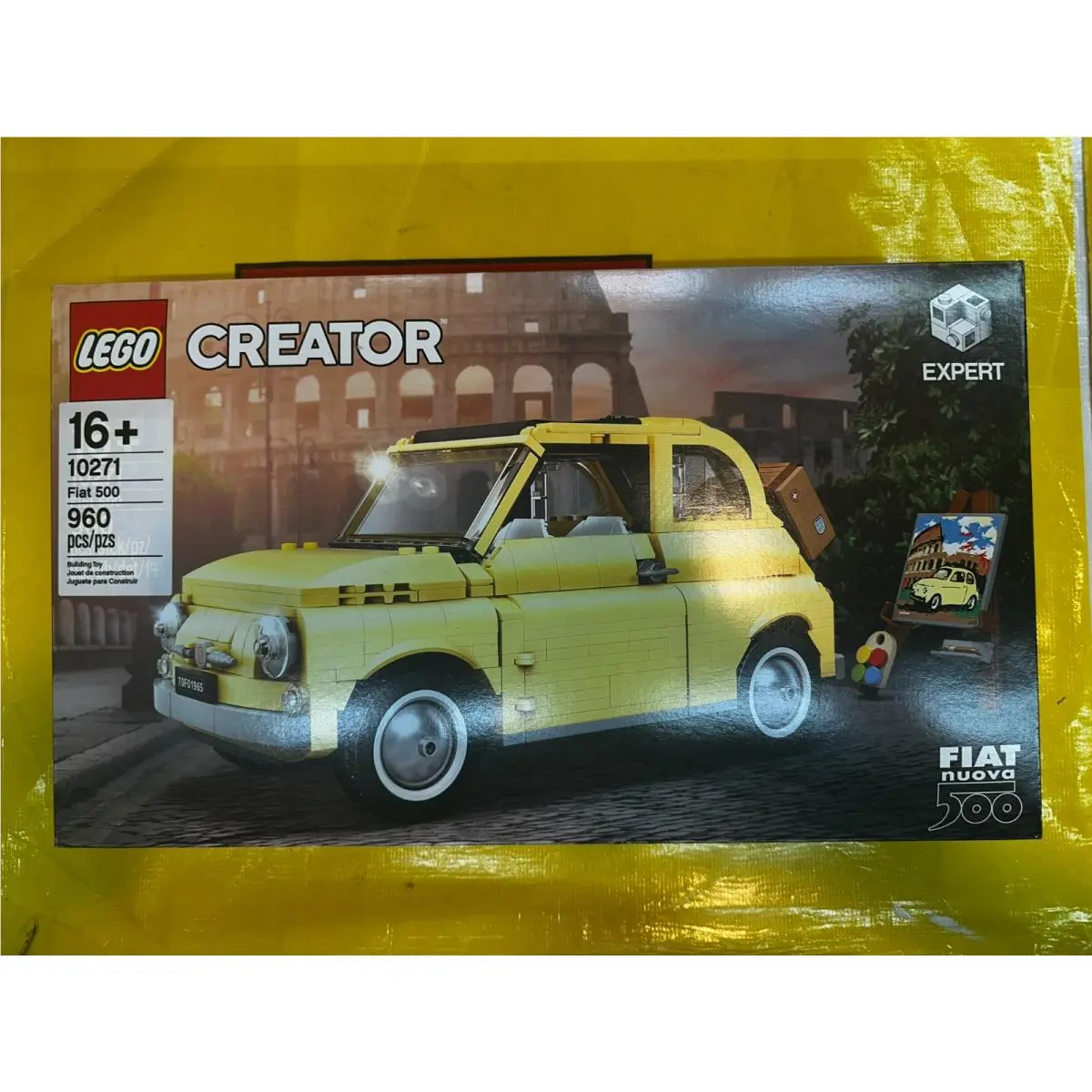 Lego Creator Expert 10271 Yellow Italian Fiat 500