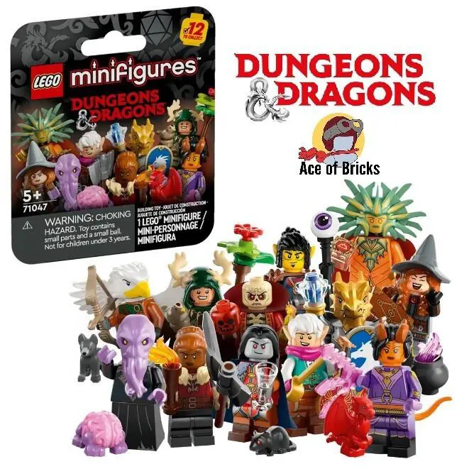 Lego 71047 Dungeons and Dragons Minifigures - Complete Set of 12