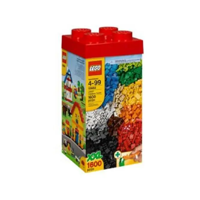 Retired Lego Bricks More Creative Tower Xxl 1600 Pieces 10664 Box
