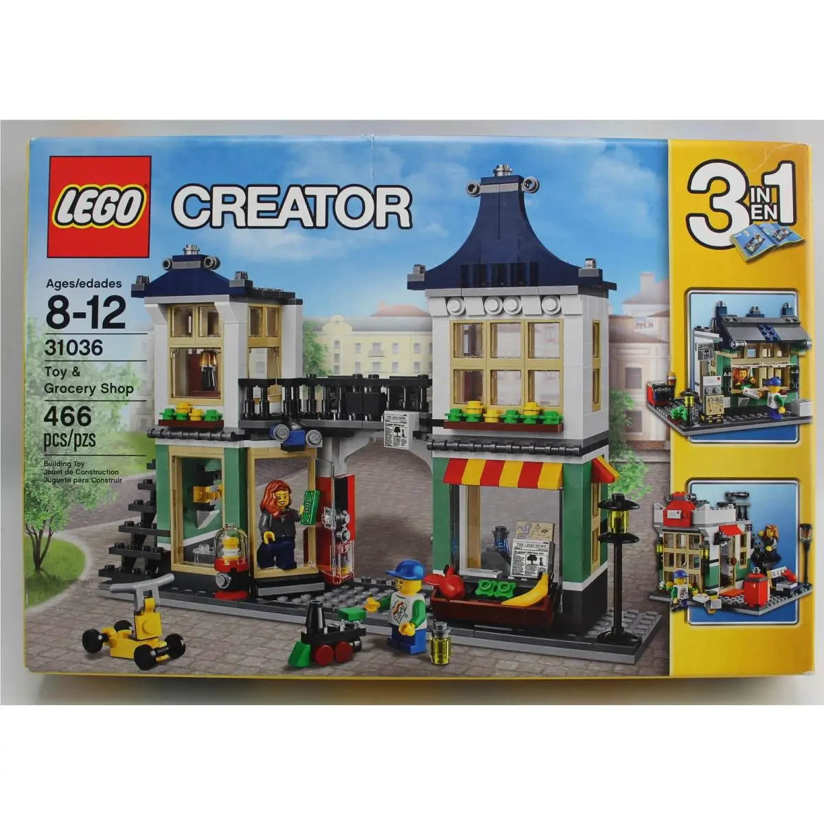 Lego Creator 3 in 1 31036 Toy Grocery Shop Set Retired