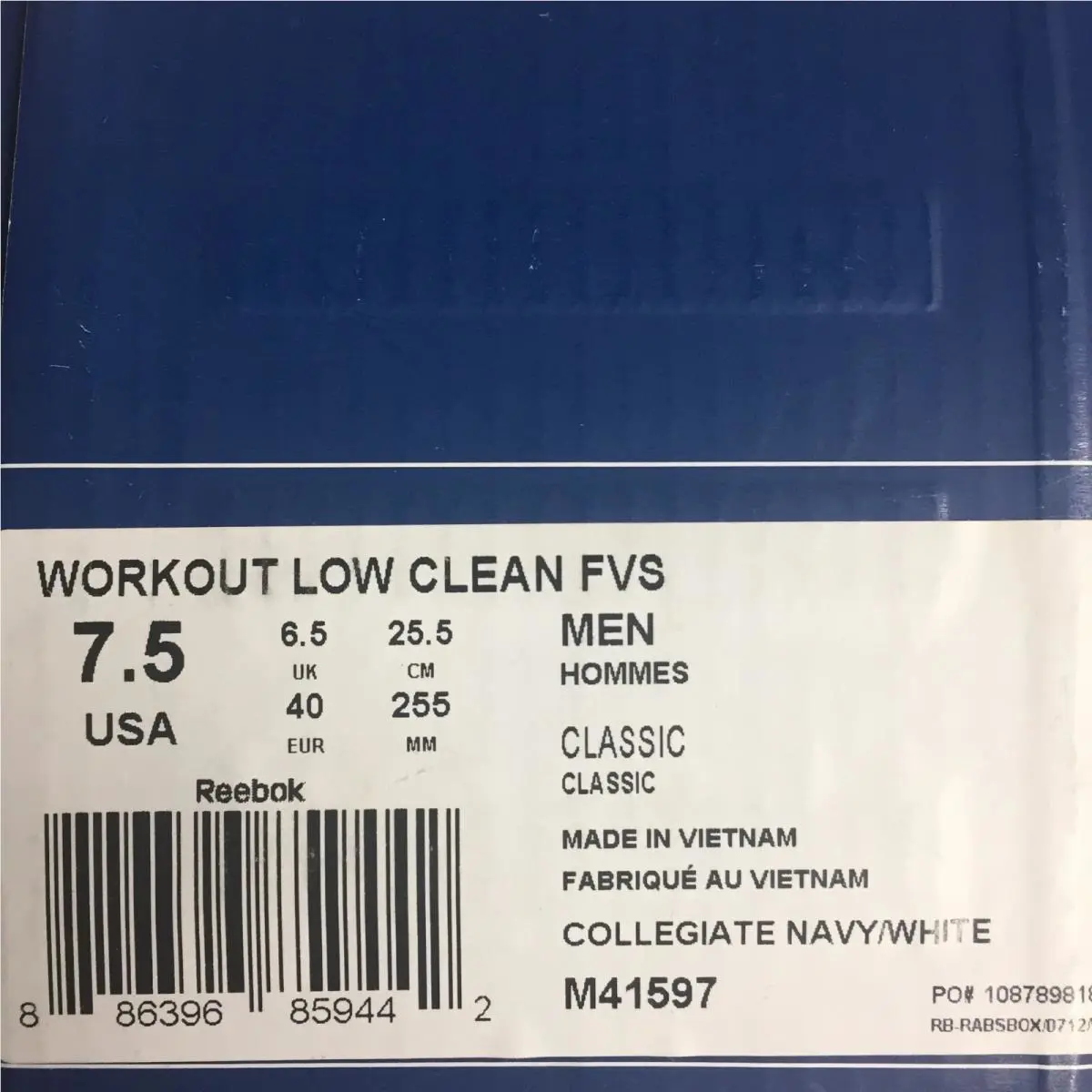 Reebok shoes - Workout - Workout - M41597 - Navy 6