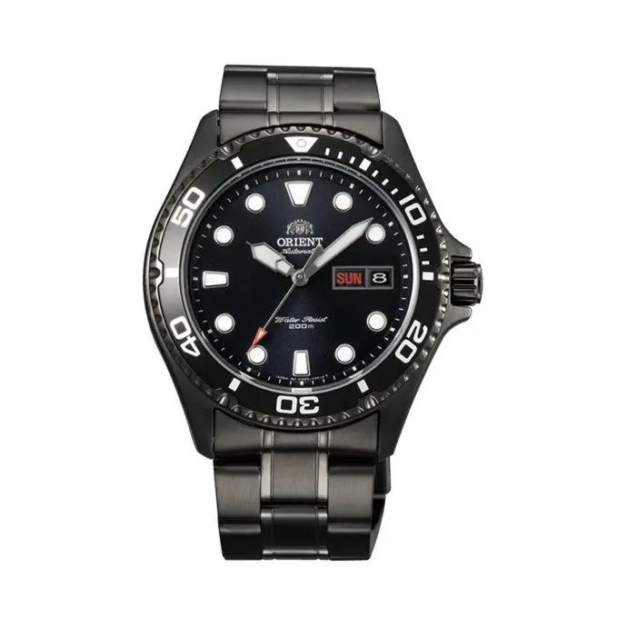 AA02 200 Meter Diver Style Mechanical Automatic Watch FAA02003B9 - Black/Black by Orient