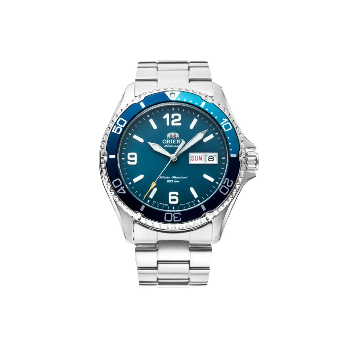 Orient Mako-3 Automatic 200m Diver Watch with Sapphire Crystal Blue - RA-AA0818L19B