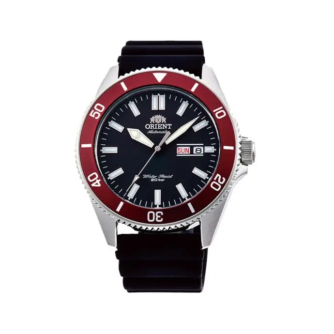 Kanno Automatic / Hand-winding 200m Diver Style 44 mm Watch RA-AA0011B19A - Black/Red by Orient