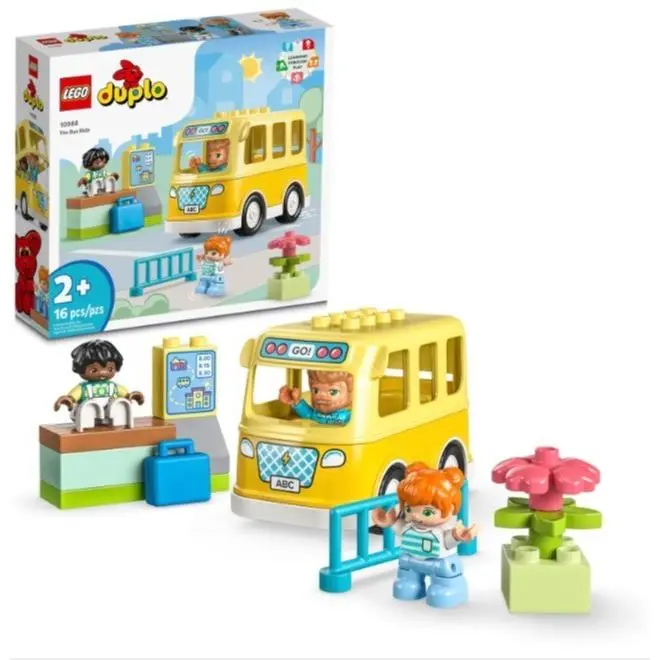 Lego 0988 Duplo The Bus Ride 16 Pieces