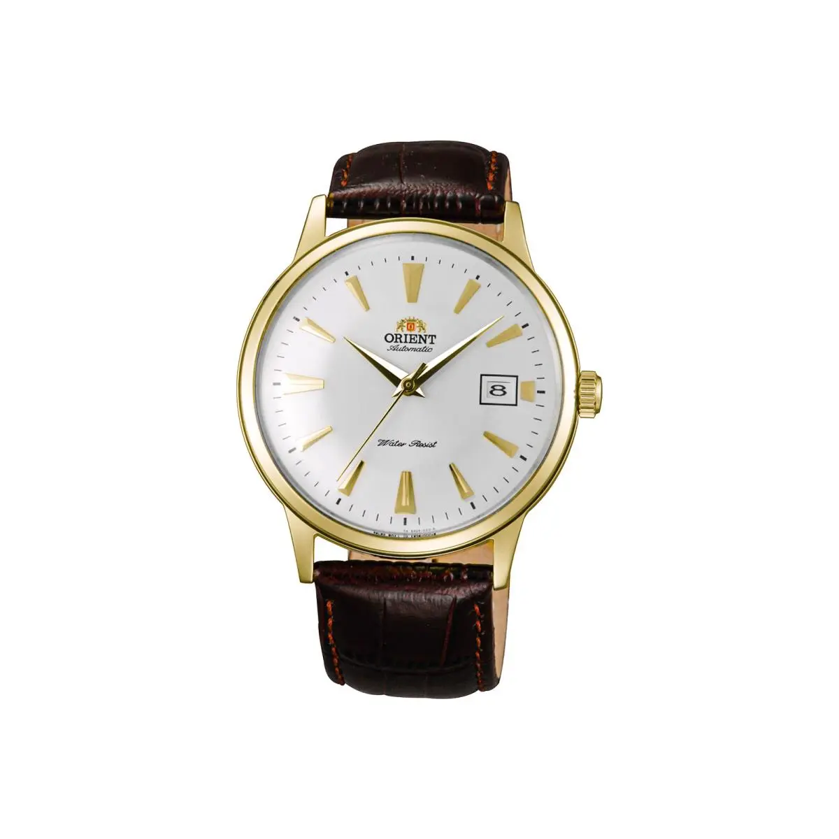Orient Bambino Version 1 TAC00003W0 AC00003W White Dial - Dial: White, Band: Brown