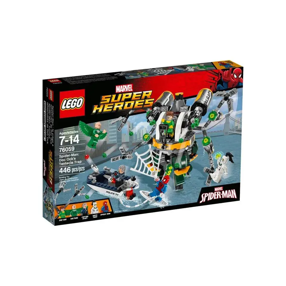 Lego Spider-man: Doc Ock`s Tentacle Trap 76059 Super Heroes Building Set