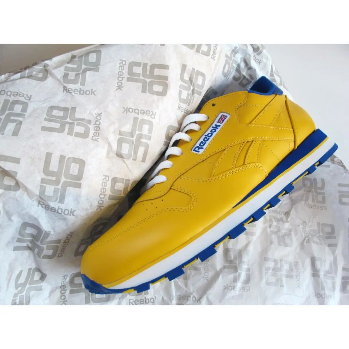 Reebok shoes - Reebok Classic Leather - Classic Leather - Yellow 6