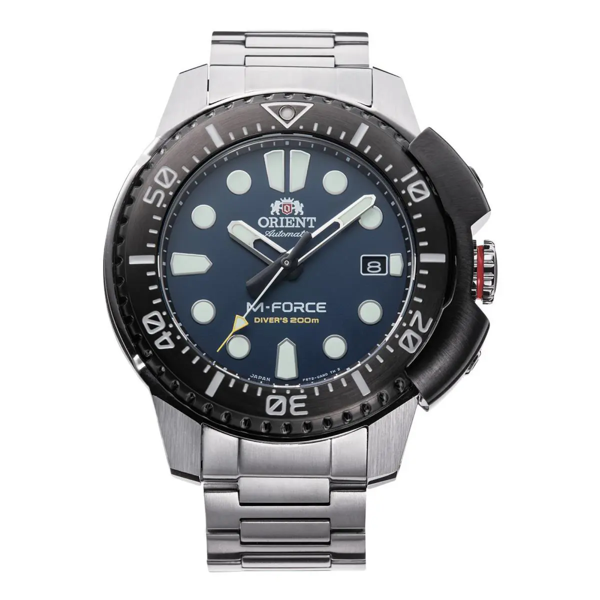 Orient Men`s M-force 47mm Automatic Watch RA-AC0L07L00B