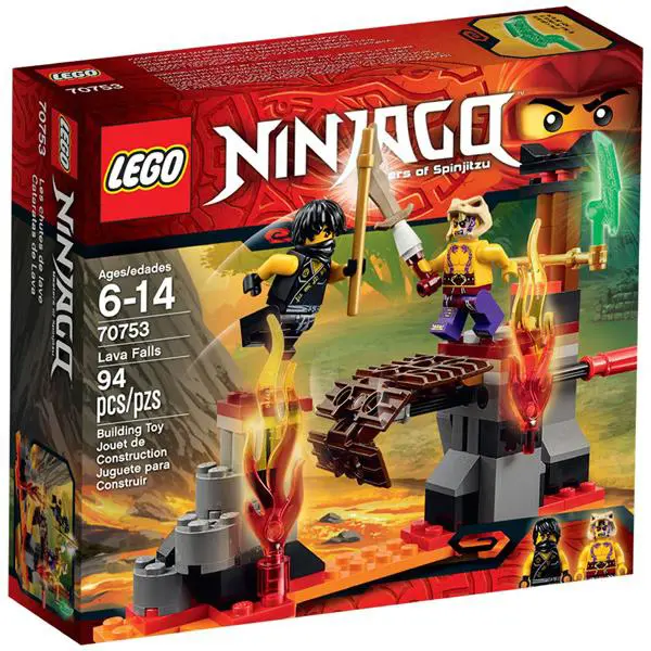 Lego Lava Falls 70753 Ninjago Minifigure Building Set
