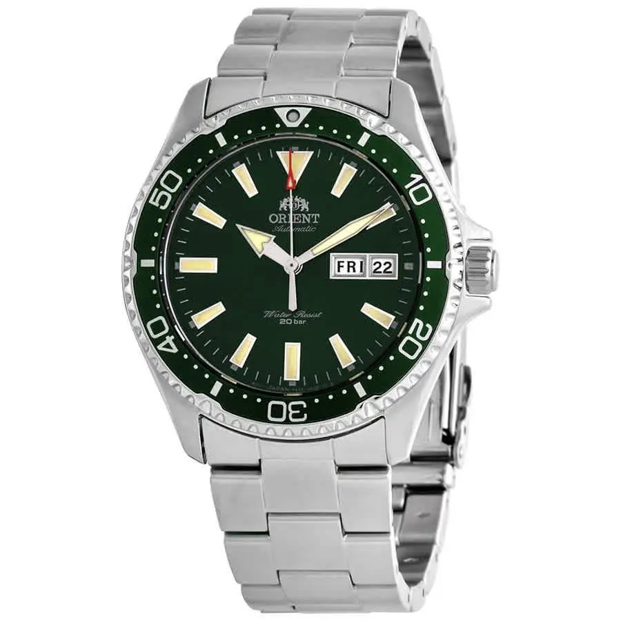 Orient Kamasu Automatic Green Dial Men`s Watch RA-AA0004E19B
