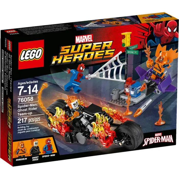 Lego Marvel Spider-man: Ghost Rider Team-up Set 76058