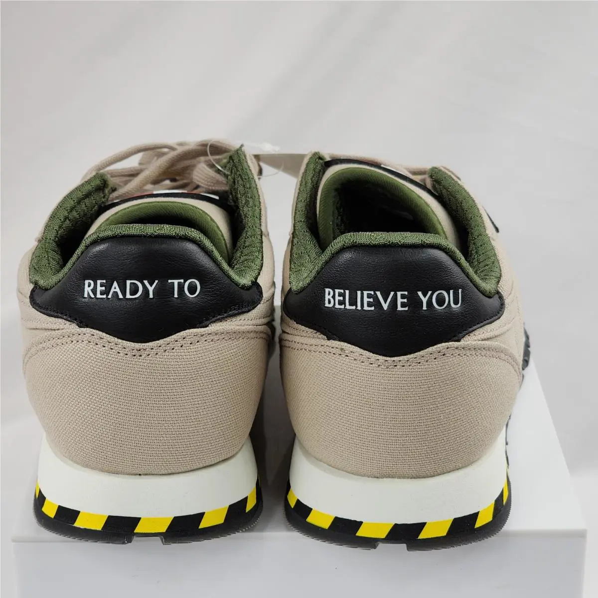 Reebok shoes - Reebok Classic - Classic - H68136 - Brown, Manufacturer: Modern Beige/Black/Blaze Yellow (UPC: 194811600242) 4
