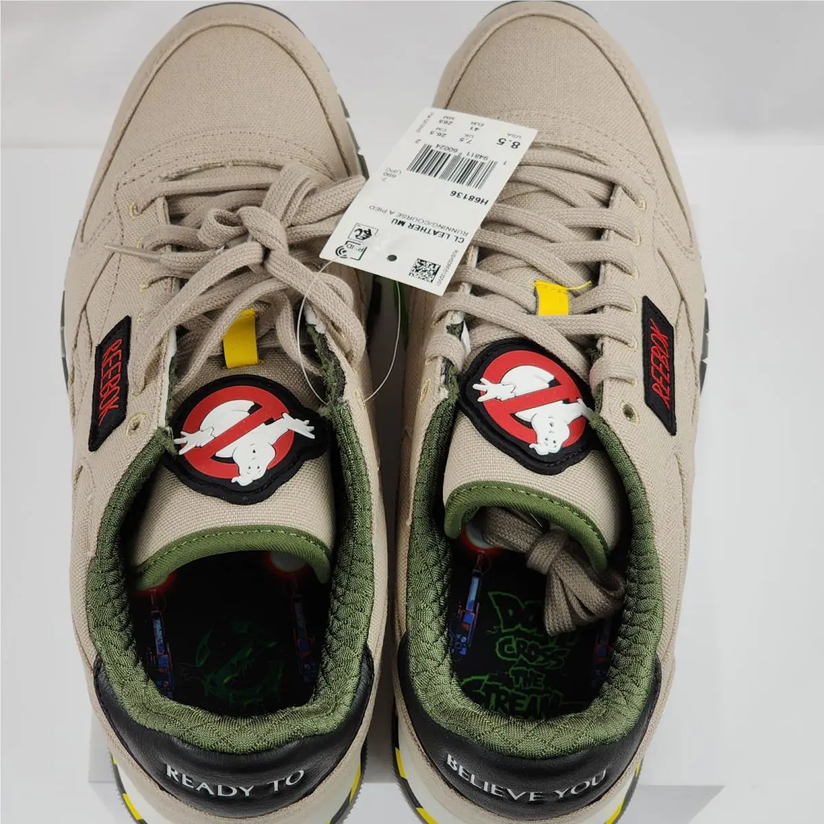 Reebok shoes - Reebok Classic - Classic - H68136 - Brown, Manufacturer: Modern Beige/Black/Blaze Yellow (UPC: 194811600242) 5